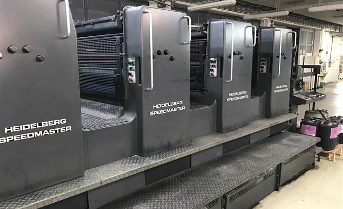HEIDELBERG SM 102  V + L 