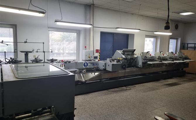 HEIDELBERG STITCHMASTER ST 300.1 / RIMA stacker / Camera